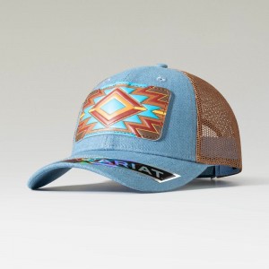 Ariat Leather Patch Cap Multi Polska | CBUVTX-564