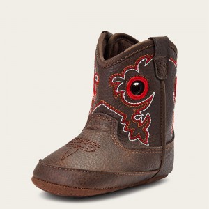 Ariat Lk Lil' Stompers Rough Stock Boot Brązowe Polska | UKRALX-368