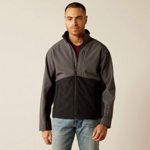 Ariat Logan Softshell Jacket Szare Polska | IASPTK-372