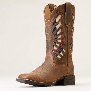 Ariat Longview Western Boot Burlap Polska | PHAFLT-697