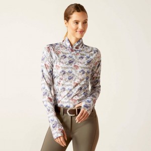 Ariat Lowell Wrap Baselayer Equine Floral Polska | XTPAKD-736