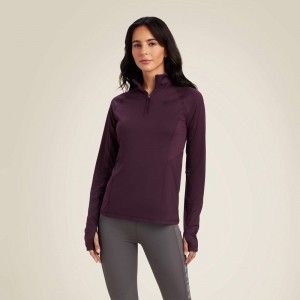 Ariat Lumina Lowell Baselayer Mulberry Polska | ABJEPK-359