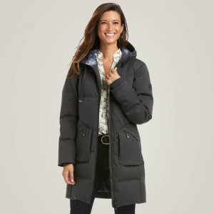 Ariat Menlo Down Jacket Charcoal Polska | MTHVUI-841