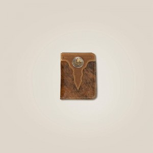 Ariat Mexico Eagle Bifold Wallet Brązowe Polska | EGRVTD-853