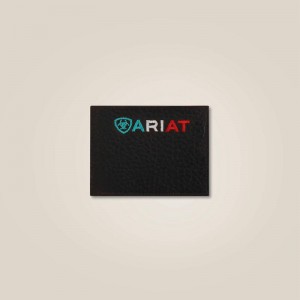 Ariat Mexico Logo Bifold Wallet Brązowe Polska | YSUMGA-789