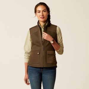 Ariat Millbrae Vest Earth Polska | BZINAL-293