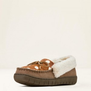 Ariat Moccasin Slipper Brązowe Polska | CGEXVZ-132