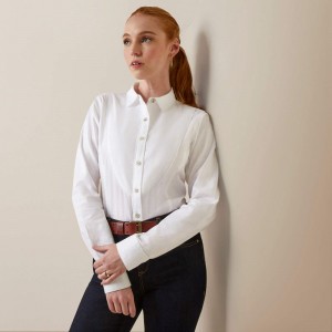 Ariat Muir Blouse Białe Polska | NQXJZO-438