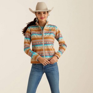 Ariat New Team Softshell Print Jacket Fallon Serape Print Polska | IVUODG-964