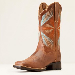 Ariat Oak Grove Western Boot Maple Glaze Polska | GIEYJZ-312