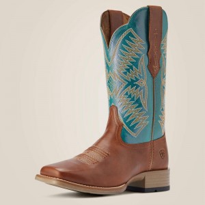 Ariat Odessa Stretchfit Western Boot Almond Roca Polska | WHOAYV-201