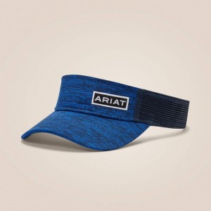 Ariat Offset Logo Visor Niebieskie Polska | BXRLYJ-245