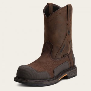 Ariat Overdrive Xtr Waterproof Composite Toe Work Boot Brązowe Polska | MVZWCL-091