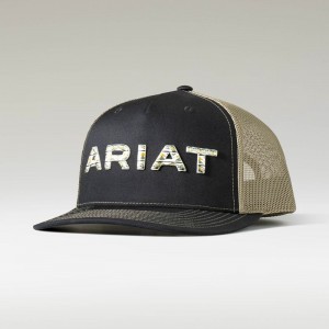 Ariat Pop Embroidery Cap Czarne Polska | SNRXCJ-270