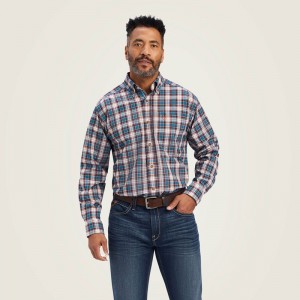 Ariat Pro Series Francois Stretch Classic Fit Shirt Białe Polska | ERHOXW-076