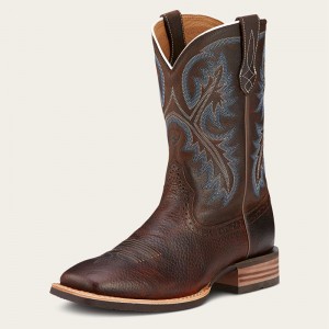 Ariat Quickdraw Western Boot Brązowe Polska | YRIBUW-578