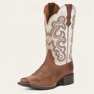 Ariat Quickdraw Western Boot Sandstorm Polska | WJKBLP-019