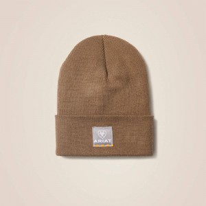 Ariat Rebar Beanie Brązowe Polska | EOLQGR-612