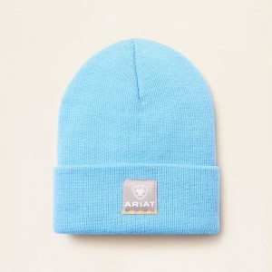 Ariat Rebar Beanie Niebieskie Polska | BZRYKO-742