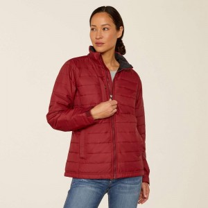 Ariat Rebar Cordura Ripstop Lightweight Insulated Jacket Cabernet Polska | PGDUVC-692