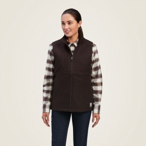 Ariat Rebar Duracanvas Insulated Vest Mole Polska | IURMOW-253