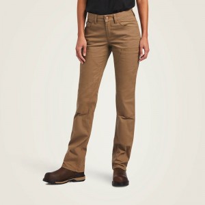 Ariat Rebar Durastretch Made Tough Double Front Pant Khaki Polska | PWXSLC-683