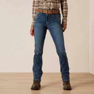 Ariat Rebar Hr Riveter Straight Jean La Jolla Polska | DQZXVA-876