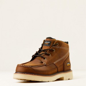 Ariat Rebar Lift Chukka Work Boot Brązowe Polska | DFCROS-954