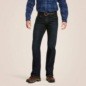 Ariat Rebar M4 Relaxed Durastretch Basic Stackable Straight Leg Jean Blackstone Polska | XLMDZA-395