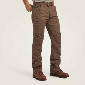 Ariat Rebar M5 Straight Durastretch Washed Twill Dungaree Straight Leg Pant Wren Polska | JZHVQC-250