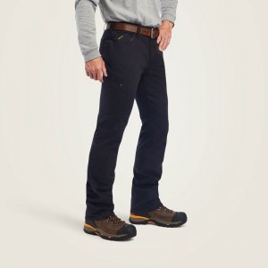 Ariat Rebar M7 Durastretch Made Tough Straight Pant Czarne Polska | XNHRTI-386