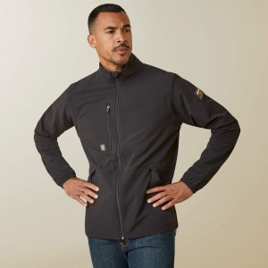 Ariat Rebar Weatherproof Convertible Jacket Czarne Polska | LVSAHJ-052