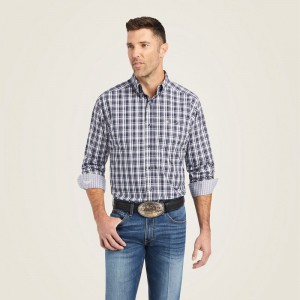 Ariat Relentless Risky Stretch Classic Fit Shirt Białe Polska | SUJPTE-356