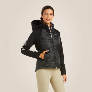 Ariat Respond Jacket Czarne Polska | FIARUP-025