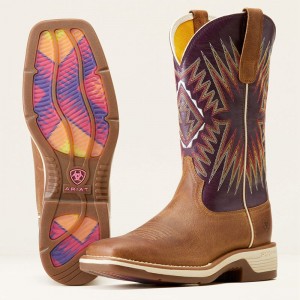 Ariat Ridgeback Western Boot Toasty Tan Polska | RFSZGX-430