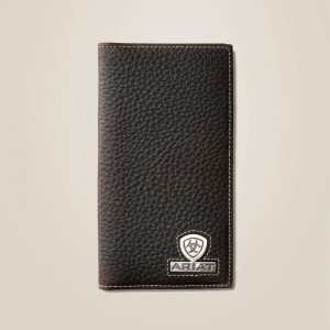 Ariat Rodeo Wallet Stacked Logo Brązowe Polska | PJKEGR-358