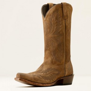 Ariat Ryman Western Boot Dijon Roughout Polska | EWDXSV-519