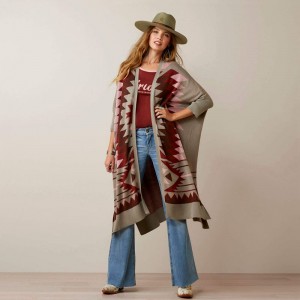 Ariat Serape Style Cardigan Multi Polska | CTQIOL-019