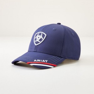 Ariat Shield Performance Cap Granatowe Polska | EGVMHD-604