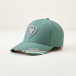 Ariat Shield Performance Cap Zielone Polska | SOKCBG-487