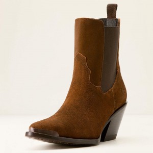 Ariat Shiloh Bootie Ciemny Polska | BGUYHE-184