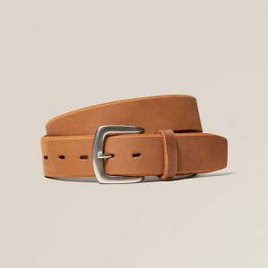 Ariat Simple Embroidery Belt Brązowe Polska | RNBEZI-530