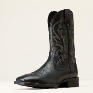 Ariat Slim Zip Ultra Western Boot Czarne Polska | HWIUXN-097