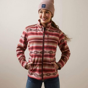 Ariat Softshell Jacket Blushing Serape Polska | CLHZWK-967