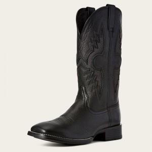 Ariat Solado Venttek Western Boot Czarne Polska | JSOYQP-364