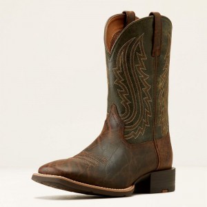 Ariat Sport Big Country Cowboy Boot Zielone Polska | JKGILT-289