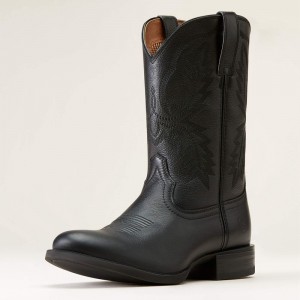 Ariat Sport Stratten Cowboy Boot Czarne Polska | NDSQZA-152