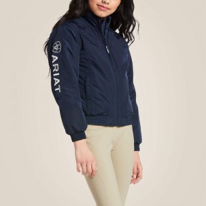 Ariat Stable Insulated Jacket Granatowe Polska | GXRUFB-452