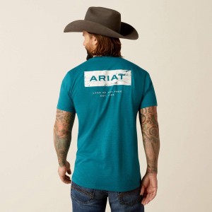 Ariat Stacks T-Shirt Czarne Polska | HZNMKT-547