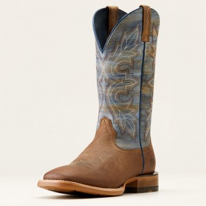 Ariat Standout Cowboy Boot Niebieskie Polska | CDGSXW-642